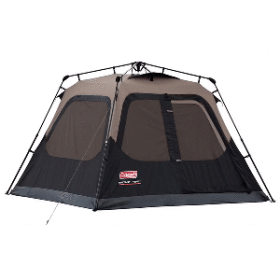 Coleman 4-Person Cabin Camping Tent w/Instant Setup - Black