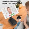 Cell Phone Stand With Hd Surround Wireless Speaker Power Bank Portable Foldable Charging Phone Stand With Anti-Slip Base Compatible With Phone Tablet