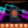 Electric Double Sided Hand Warmer 10000Mah Battery Backup Power Bank Rechargeable Hand Heater With 3 Temperature Levels Portable Pocket Warmer