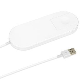 10W Qi Wireless Charger Watch Charger 2-In-1 Wirless Charging Pad For Apple Watch 4/3/2/1/ Iphone X/Xs/8