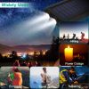 10000Mah Solar Power Bank External Battery Pack Dual Usb Ports Outdoor Charger With Battery Indicators Sos Led Lights Compass Camping Hiking
