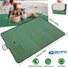 60" X 78" Waterproof Picnic Blanket Handy Mat With Strap Foldable Camping Rug For Camping Hiking Grass Travelling