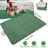 60" X 78" Waterproof Picnic Blanket Handy Mat With Strap Foldable Camping Rug For Camping Hiking Grass Travelling