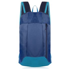 10L Outdoor Sport Backpack Waterproof Daypack Travel Knapsack Schoolbag For Sports Traveling Climbing Cycling Hiking (Color: Blue)