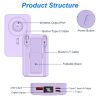 3 In 1 10000Mah Magsafe Fast Charging Power Bank Pd20W Portable Charger With 2 Built In Cables Stand Fit For Ios Phone 16 15 13 Series And More