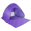 Pop Up Beach Tent Sun Shade Shelter Anti-Uv Automatic Waterproof Tent Canopy For 2/3 Man W/ Net Window Storage Bag For Outdoor Beach Camping Fishing P