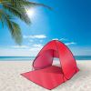 Pop Up Beach Tent Sun Shade Shelter Anti-Uv Automatic Waterproof Tent Canopy For 2/3 Man W/ Net Window Storage Bag For Outdoor Beach Camping Fishing P